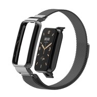 Milanaise Loop mit H&uuml;lle - Schwarz - Xiaomi Smart Band 7 Pro