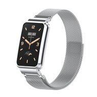 Milanaise Loop mit H&uuml;lle - Silber - Xiaomi Smart Band 7 Pro