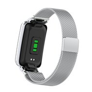 Milanaise Loop mit H&uuml;lle - Silber - Xiaomi Smart Band 7 Pro