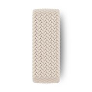 Geflochtenes Solo Loop Nylonband - Gr&ouml;&szlig;e: M - Polarstern / Starlight - Geeignet f&uuml;r Apple Watch 44mm / 45mm / 49mm