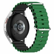 Huawei Watch GT 3 Pro - 43mm - Ocean Style Silikonarmband - Gr&uuml;n / Schwarz