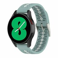 Huawei Watch GT 3 Pro - 43mm - Dot Pattern Silikonarmband - Gr&uuml;n Blau