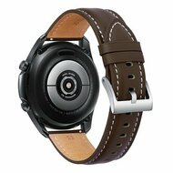 Premium-Lederarmband - Dunkelbraun - Huawei Watch GT 2 &amp; GT 3 - 42mm