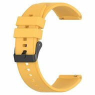 Silikonband mit Schnalle - Gelb - Huawei Watch GT 2 &amp; GT 3 - 42mm
