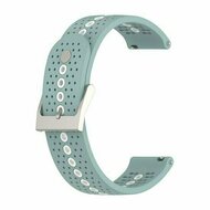 Dot Pattern Silikonarmband - Gr&uuml;n Blau - Huawei Watch GT 2 Pro / GT 3 Pro - 46mm