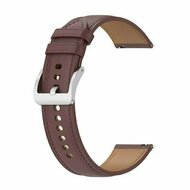 Luxuri&ouml;ses Lederarmband - Dunkelbraun - Huawei Watch GT 2 Pro / GT 3 Pro - 46mm