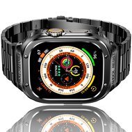 Ultra-Schutz-Edelstahlband - Schwarz - Geeignet f&uuml;r Apple Watch 44mm