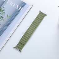 Denim-Nylonarmband - Gr&uuml;n - Geeignet f&uuml;r Apple Watch 38mm / 40mm / 41mm / 42mm