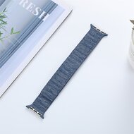 Denim-Nylonarmband - Dunkelblau - Geeignet f&uuml;r Apple Watch 38mm / 40mm / 41mm / 42mm