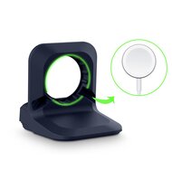 Silikonhalterung f&uuml;r Apple Watch - Dunkelblau - Geeignet f&uuml;r alle Apple Watch Serien