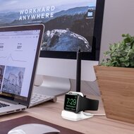 Silikonhalterung f&uuml;r die Apple Watch - Wei&szlig; - Geeignet f&uuml;r alle Serien der Apple Watch