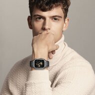 Ultra-Schutz-Edelstahlband - Schwarz - Geeignet f&uuml;r Apple Watch 45mm