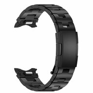Titaniumband mit Verbindungsknopf - Schwarz - Samsung Galaxy Watch 6 Classic - 47mm &amp; 43mm