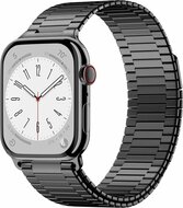 Magnetisches Stahlband - Sehr starker Magnet - Schwarz - Geeignet f&uuml;r Apple Watch 38mm / 40mm / 41mm / 42mm