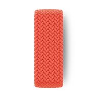 Geflochtenes Solo Loop Nylonband - Gr&ouml;&szlig;e: S - Weiches Orange - Geeignet f&uuml;r Apple Watch 38mm / 40mm / 41mm