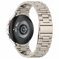 Stahlband mit Verbindungsknopf - Farbe Titanium - Samsung Galaxy Watch 6 Classic - 47mm &amp; 43mm