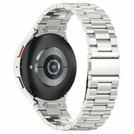 Stahlband mit Verbindungsknopf - Silber - Samsung Galaxy Watch 6 Classic - 47mm &amp; 43mm