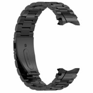 Stahlband mit Verbindungsknopf - Schwarz - Samsung Galaxy Watch 5 (Pro) - 40mm / 44mm / 45mm