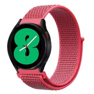 Sport Loop Nylonband - Dunkelrosa - Samsung Galaxy Watch 7 - 40mm / 44mm &amp; Watch FE