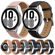 Premium Lederarmband - Grau - Samsung Galaxy Watch 7 - 40mm / 44mm &amp; Watch FE