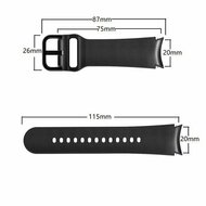 2 in 1 Silikon/Lederband - Dunkelbraun - Samsung Galaxy Watch 7 - 40mm / 44mm &amp; Watch FE