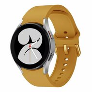 Samsung Galaxy Watch 7 - 40mm / 44mm &amp; Watch FE - Klassisches Sportarmband - Ocker