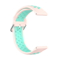 Silikon-Sportarmband mit Schnalle - Pink + T&uuml;rkis - Samsung Galaxy Watch 7 - 40mm / 44mm &amp; Watch FE