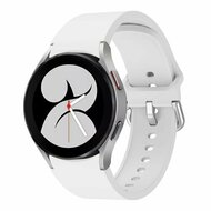 Samsung Galaxy Watch 7 - 40mm / 44mm &amp; Watch FE - Klassisches Sportarmband - Wei&szlig;