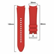 Samsung Galaxy Watch 7 - 40mm / 44mm &amp; Watch FE - Silikon-Sportband - Rot