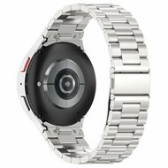 Stahlband mit Verbindungsknopf - Silber - Samsung Galaxy Watch 7 - 40mm / 44mm &amp; Watch FE