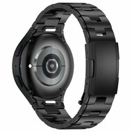 Titaniumband mit Verbindungsknopf - Schwarz - Samsung Galaxy Watch 7 - 40mm / 44mm &amp; Watch FE