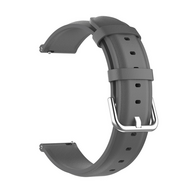 Klassisches Lederarmband - Grau - Samsung Galaxy Watch 7 - 40mm / 44mm &amp; Watch FE