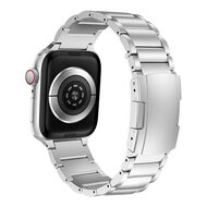 Titanium Gliederarmband - Silber - Passend f&uuml;r Apple Watch 38mm / 40mm / 41mm / 42mm