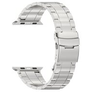 Titanium Premium Link Armband - Silber - Geeignet f&uuml;r Apple Watch 44mm / 45mm / 46mm / 49mm