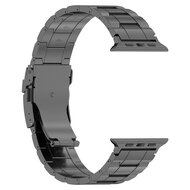 Titanium Premium Link Armband - Space Grau - Geeignet f&uuml;r Apple Watch 44mm / 45mm / 46mm / 49mm