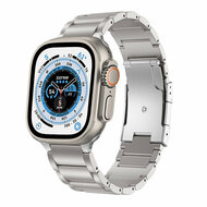 Titanium Gliederarmband - Silber - Passend f&uuml;r Apple Watch 44mm / 45mm / 46mm / 49mm