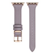 Lederarmband - Lila - Geeignet f&uuml;r Apple Watch 38mm / 40mm / 41mm / 42mm