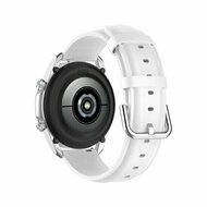 Klassisches Lederarmband - Wei&szlig; - Huawei Watch GT 5 (Pro) / GT 4 / GT 3 / GT 2 - 46mm