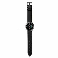 Lederarmband - Schwarz - Huawei Watch GT 5 (Pro) / GT 4 / GT 3 / GT 2 - 46mm