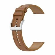 Luxuri&ouml;ses Lederarmband - Hellbraun - Huawei Watch GT 5 (Pro) / GT 4 / GT 3 / GT 2 - 46mm