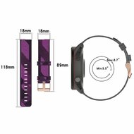 Huawei Watch GT 4 &amp; GT 5 - 41mm / GT 5 Pro - 42mm - Canvas-Nylon-Armband - Blau