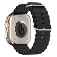 Ocean Armband - Schwarz - Geeignet f&uuml;r Apple Watch 38mm / 40mm / 41mm / 42mm