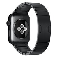 Gliederarmband Edelstahlband - Schwarz - Geeignet f&uuml;r Apple Watch 38mm / 40mm / 41mm / 42mm