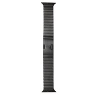 Gliederarmband Edelstahlband - Schwarz - Geeignet f&uuml;r Apple Watch 38mm / 40mm / 41mm / 42mm