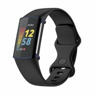 Fitbit Charge 5 &amp; 6 Silikonh&uuml;lle (vollst&auml;ndig gesch&uuml;tzt) - Mitternachtsblau