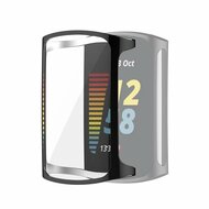 Fitbit Charge 5 &amp; 6 Silikonh&uuml;lle (vollst&auml;ndig gesch&uuml;tzt) - Schwarz