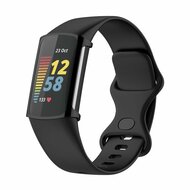 Fitbit Charge 5 &amp; 6 Silikonh&uuml;lle (vollst&auml;ndig gesch&uuml;tzt) - Schwarz