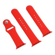 Gummi-Sportarmband - Rot - Geeignet f&uuml;r Apple Watch 44mm / 45mm / 46mm / 49mm