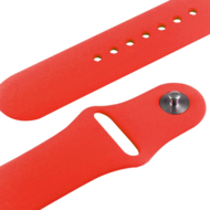 Gummi-Sportarmband - Rot - Geeignet f&uuml;r Apple Watch 44mm / 45mm / 46mm / 49mm