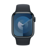 Gummi-Sportband - Dunkelblau - Geeignet f&uuml;r Apple Watch 44mm / 45mm / 46mm / 49mm